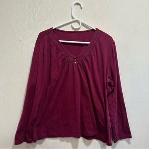 Gorgeous maroon top